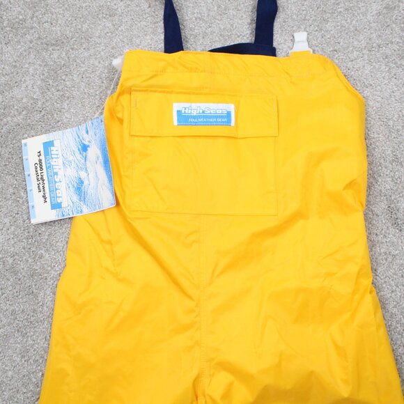 High Seas Coastal Suit NWT Adult Medium Yellow Nylon Lightweight YS-8000 - Picture 6 of 13